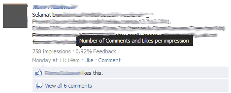 facebook page interaction