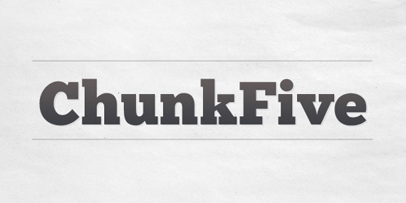 Chunk Five font