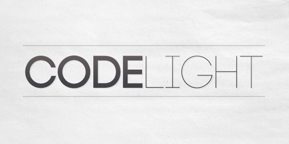 Code Light font