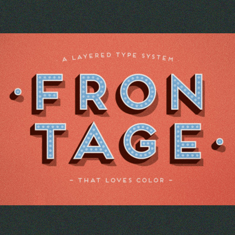 Frontage font