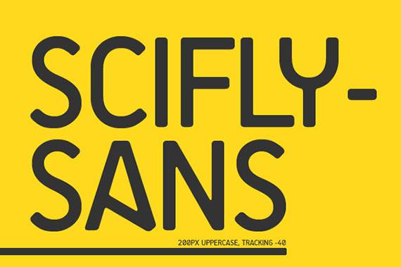 Scifly Sans font