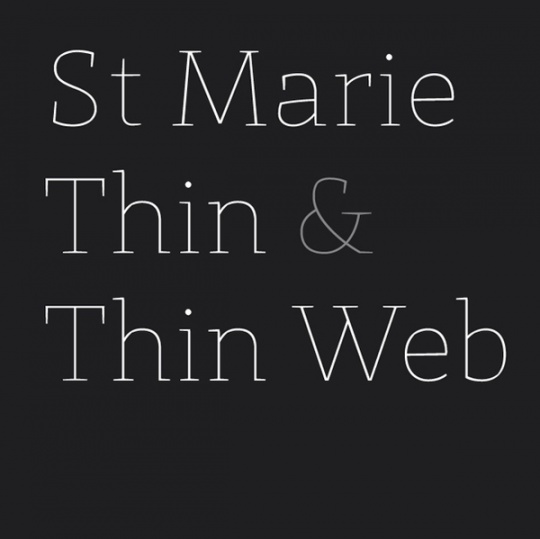 St. Marie Thin font