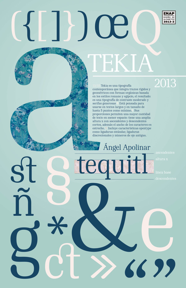 Tekia Typeface